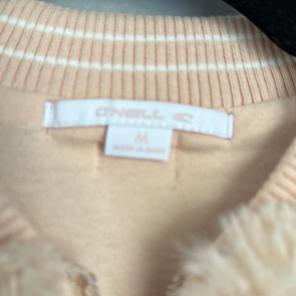 Girl’s O’Neil fur bomber jacket size M - Picture 3 of 5